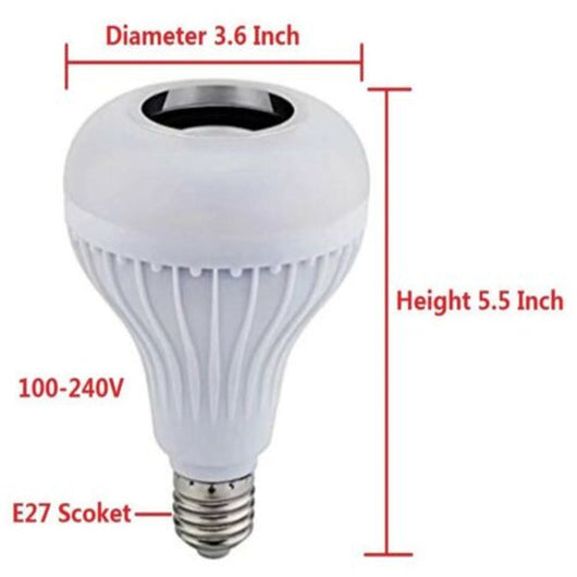 Lámpara LED Inteligente RGB con Bluetooth y Control Remoto - Image 6