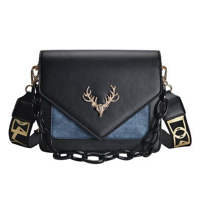 Bolsa Mensajera Estilo Venado con Detalle en Hombro - Image 3