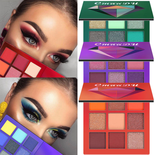 Paleta de 9 Sombras Diamantadas con Brillo Intenso - Image 5