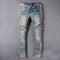 Pantalones Moto Denim con Refuerzos en los Pies