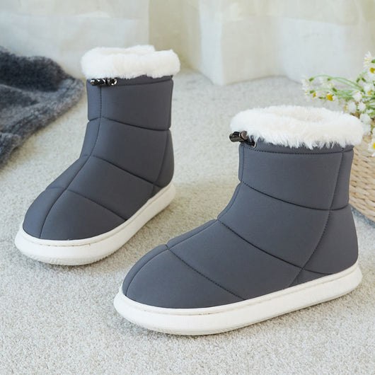 Pantuflas Altas de Algodón con Relleno de Plumón para Hombre y Mujer - Image 4