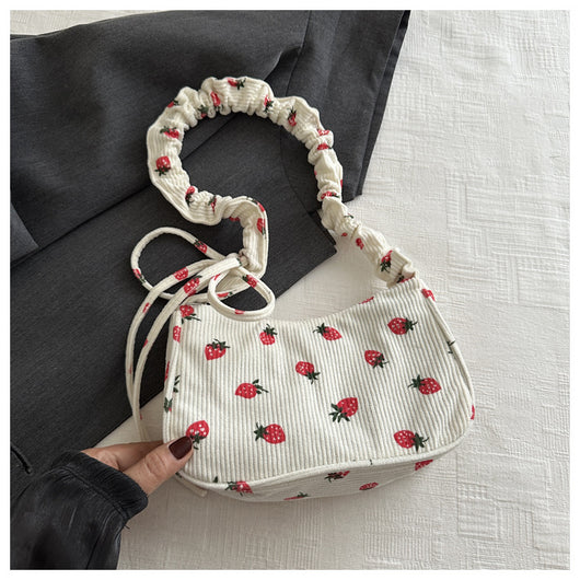 Bolsa Cuadrada de Pana Versátil para Commuter - Image 11