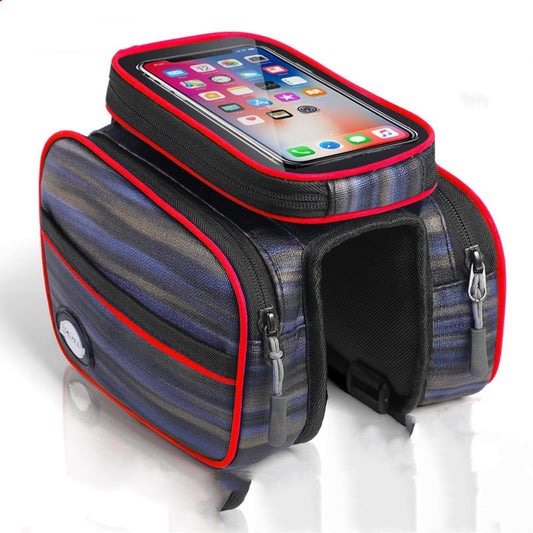 Bolsa para Sillín de Bicicleta con Soporte para Teléfono