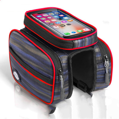 Bolsa para Sillín de Bicicleta con Soporte para Teléfono