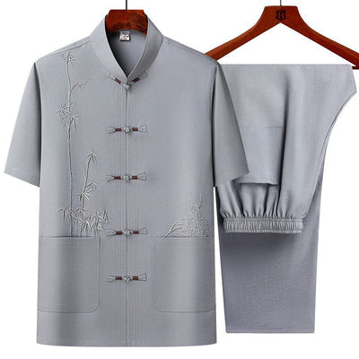 Camisa de Manga Corta Ice Silk para Hombre - Image 11