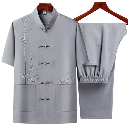 Camisa de Manga Corta Ice Silk para Hombre - Image 11