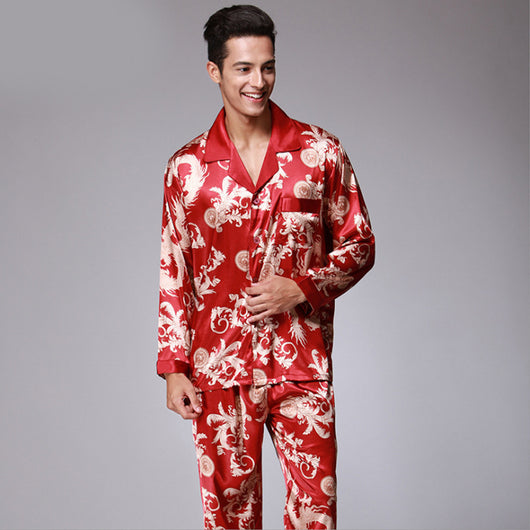Pijama Largo para Hombre - Conjunto Cómodo de Pantalón y Manga Larga - Image 5