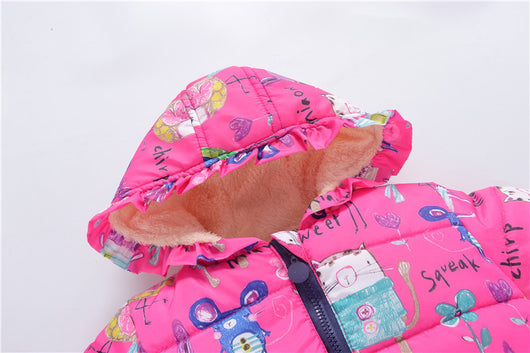 Chaqueta Acolchada con Capucha Graffiti Fashion Plus para Niños - Image 6