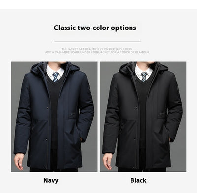 Abrigo de Algodón Grueso Talla Grande para Hombre - Image 11