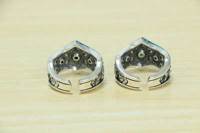 Anillo con Estrella de David Personalizada Incrustada - Image 12