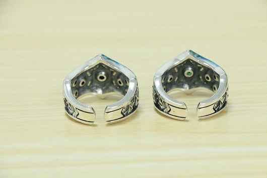 Anillo con Estrella de David Personalizada Incrustada - Image 12