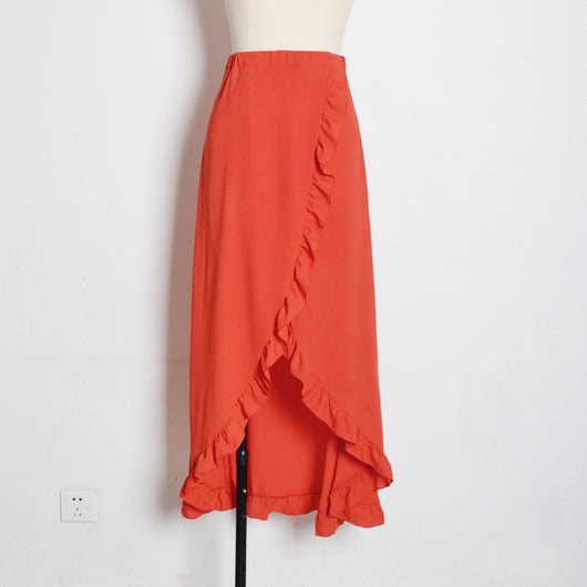 Falda Playera Fruncida con Cordones y Abertura Cruzada - Image 13