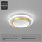 Gold Round White Light - 21cm