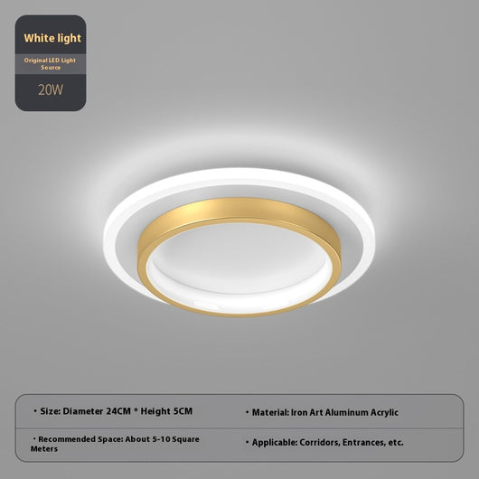 Lámpara de Techo LED Nórdica para Pasillos y Entradas - Image 37