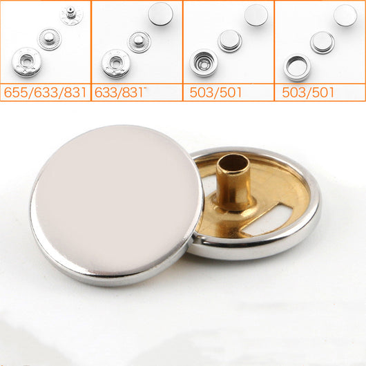 Botones de Presión Metálicos Ocultos para Chaquetas y Prendas Vaqueras - Image 5