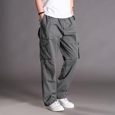 Pantalones Sueltos Coreanos Cintura Alta Pierna Recta - Image 8