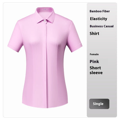 Camisa Ejecutiva de Fibra de Bambú sin Planchado con Elasticidad - Image 15