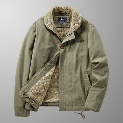 Chaqueta de Lana Acolchada con Cashmira para Hombre - Image 3