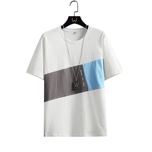 Playera Casual de Manga Corta con Costuras de Diseño para Hombre - Image 8