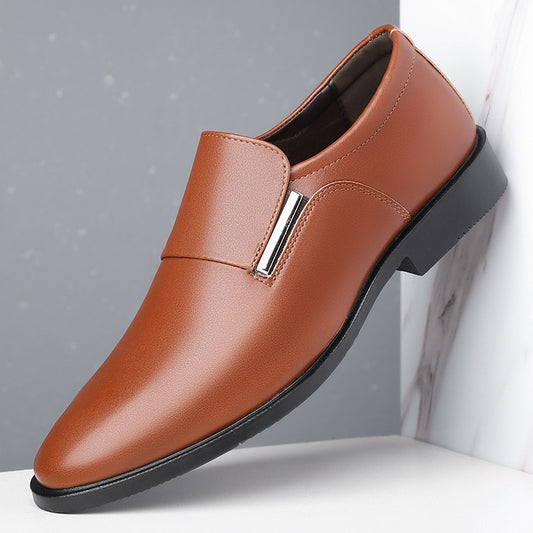 Zapatos Formales de Cuero con Punta Afilada para Hombre - Image 2