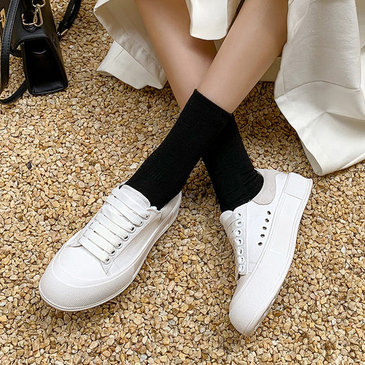 Tenis de Lona con Plataforma - Sneakers Casuales Cómodos - Image 11