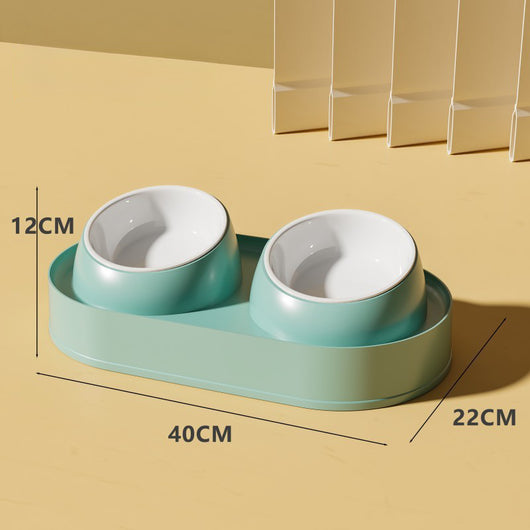 Comedero Doble Elevado para Mascotas con Protección Cervical y Base Antideslizante - Image 11