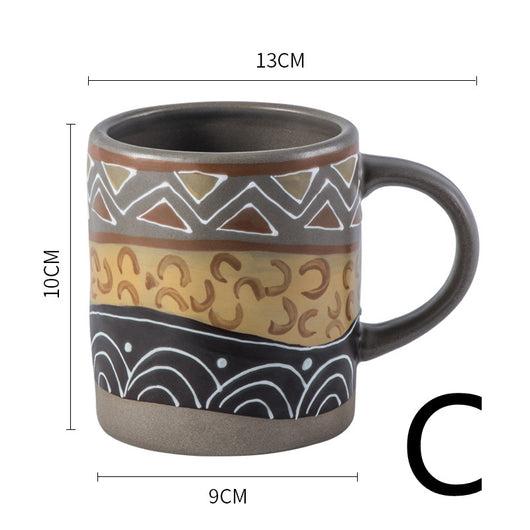 Taza de Café Artesanal Retro con Tapa - Image 4