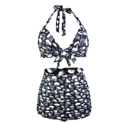 Bikini Dos Piezas con Estampado de Calaveras - Image 15