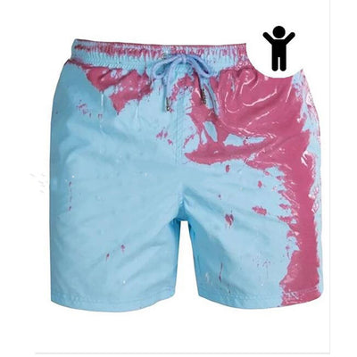 Shorts de Baño Termocromáticos para Hombre - Secado Rápido y Estilo Verano - Image 13