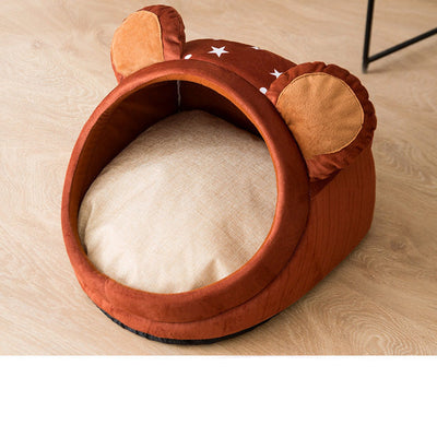 Cama Térmica para Mascotas Otoño-Invierno con Felpa Gruesa - Image 10