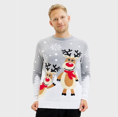 Sudadera Unisex Estampado Digital Navideño Manga Larga