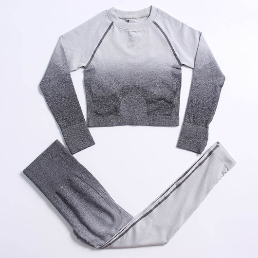 Conjunto Deportivo Yoga Degradado para Mujer - Transpirable y Cómodo - Image 13