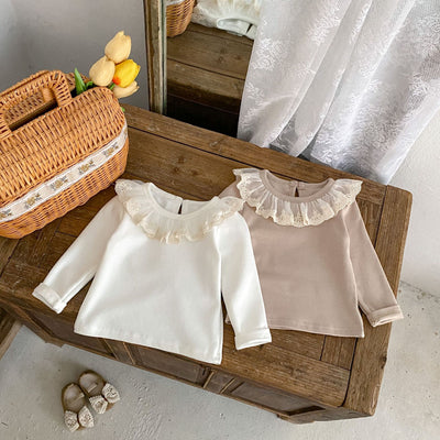 Blusa Base de Encaje Versátil para Niña - Image 13