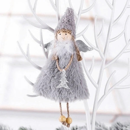 Ángeles Navideños de Peluche - Decoraciones Festivas - Image 16