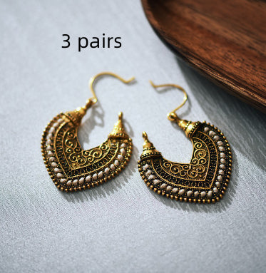 Aretes Tejidos en Forma de Corazón - Image 14