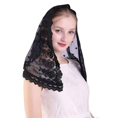 Velo Nupcial Vintage de Encaje para Novia - Tocado Elegante - Image 13
