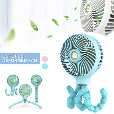 Ventilador Portátil Plegable con Carga USB - Mini Abanico para Cochecito y Hogar - Image 12