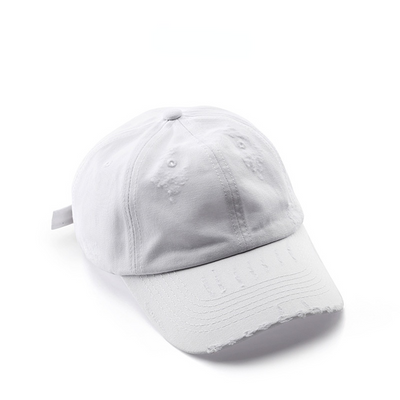 Gorra de Béisbol Desgastada con Detalles Perforados - Estilo Urbano Personalizado - Image 15