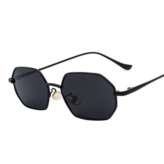 Gafas de Sol Retro Espejo Pequeñas con Lentes Negros - Image 8