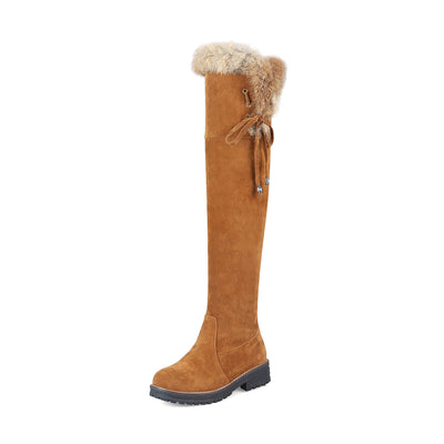 Botas Altas de Gamuza para Mujer Tallas Grandes 40-44 Otoño Invierno - Image 10