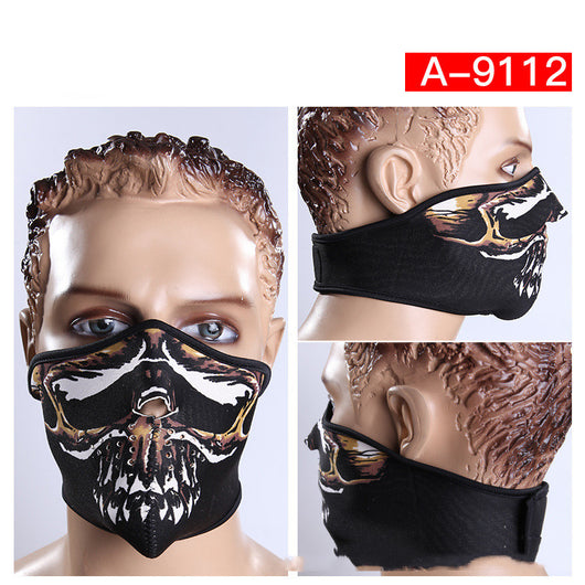 Máscara de Calavera Ciclista para Halloween, Esquí y Montaña - Image 11