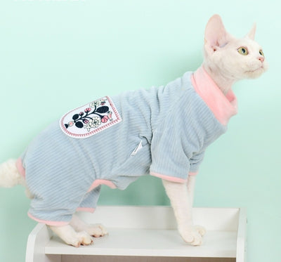 Ropa Térmica Reversible para Gatos sin Pelo - Abrigo Doble Cara Invierno - Image 10