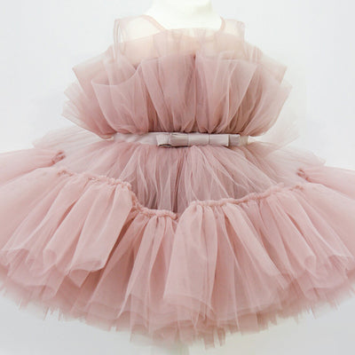 Vestido Princesa Niña Tul Esponjoso Elegante - Image 10