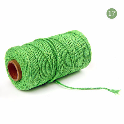 Cuerda de Algodón Tejida 2mm para Artesanías y Amarre - Image 17