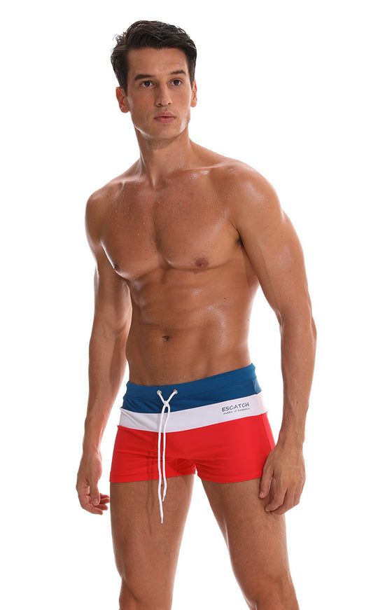 Shorts de Playa con Costuras Tricolor - Image 10