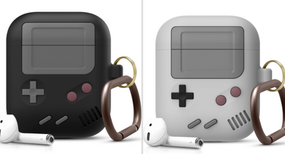 Funda Silicona AirPods Pro Diseño Retro Consola Clásica con Llavero - Image 14