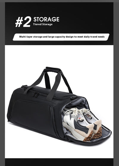 Mochila de Viaje Multifuncional con Compartimento Seco-Húmedo Gran Capacidad - Image 15