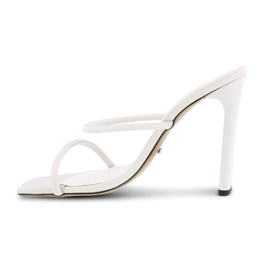 Sandalias de Tacón Cuadrado Ultra Alto Blancas - Estilo Minimalista - Image 6