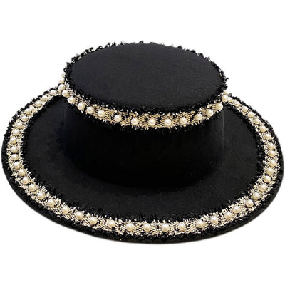Sombrero de Lana para Mujer con Perla - Estilo Bucket Elegante - Image 5