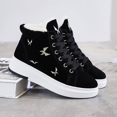 Zapatillas de Terciopelo con Paneles - Estilo Urbano Moderno - Image 11